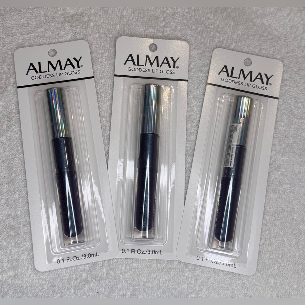 3 pack - Almay Goddess Gloss Ethereal High Shine Lip Gloss Sealed NIB